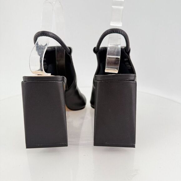 Vince Camuto Avangila Women's Open Toe Leather Heeled Sandal Black Size 6 M - Picture 6 of 15